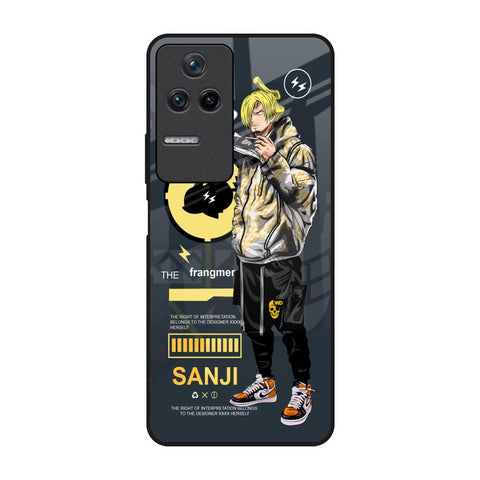 Cool Sanji Poco F4 5G Glass Back Cover Online
