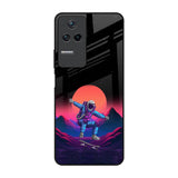 Retro Astronaut Poco F4 5G Glass Back Cover Online