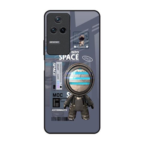 Space Travel Poco F4 5G Glass Back Cover Online
