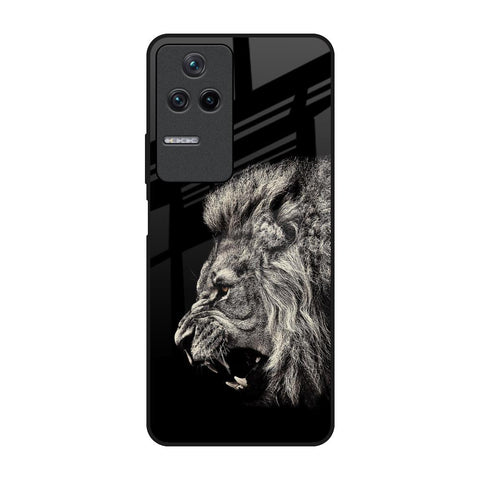 Brave Lion Poco F4 5G Glass Back Cover Online