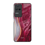 Crimson Ruby Poco F4 5G Glass Back Cover Online