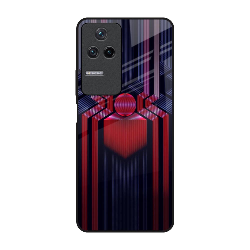 Super Art Logo Poco F4 5G Glass Back Cover Online