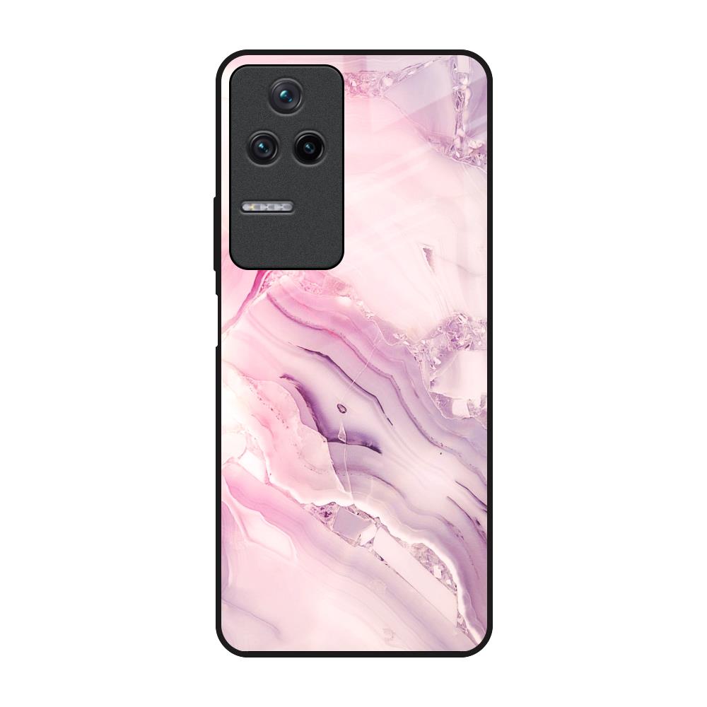 Diamond Pink Gradient Poco F4 5G Glass Back Cover Online