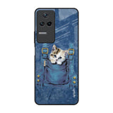 Kitty In Pocket Poco F4 5G Glass Back Cover Online