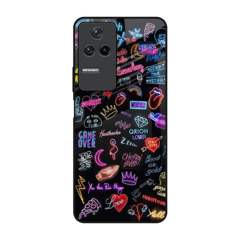 Accept The Mystery Poco F4 5G Glass Back Cover Online