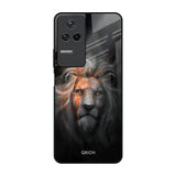 Devil Lion Poco F4 5G Glass Back Cover Online