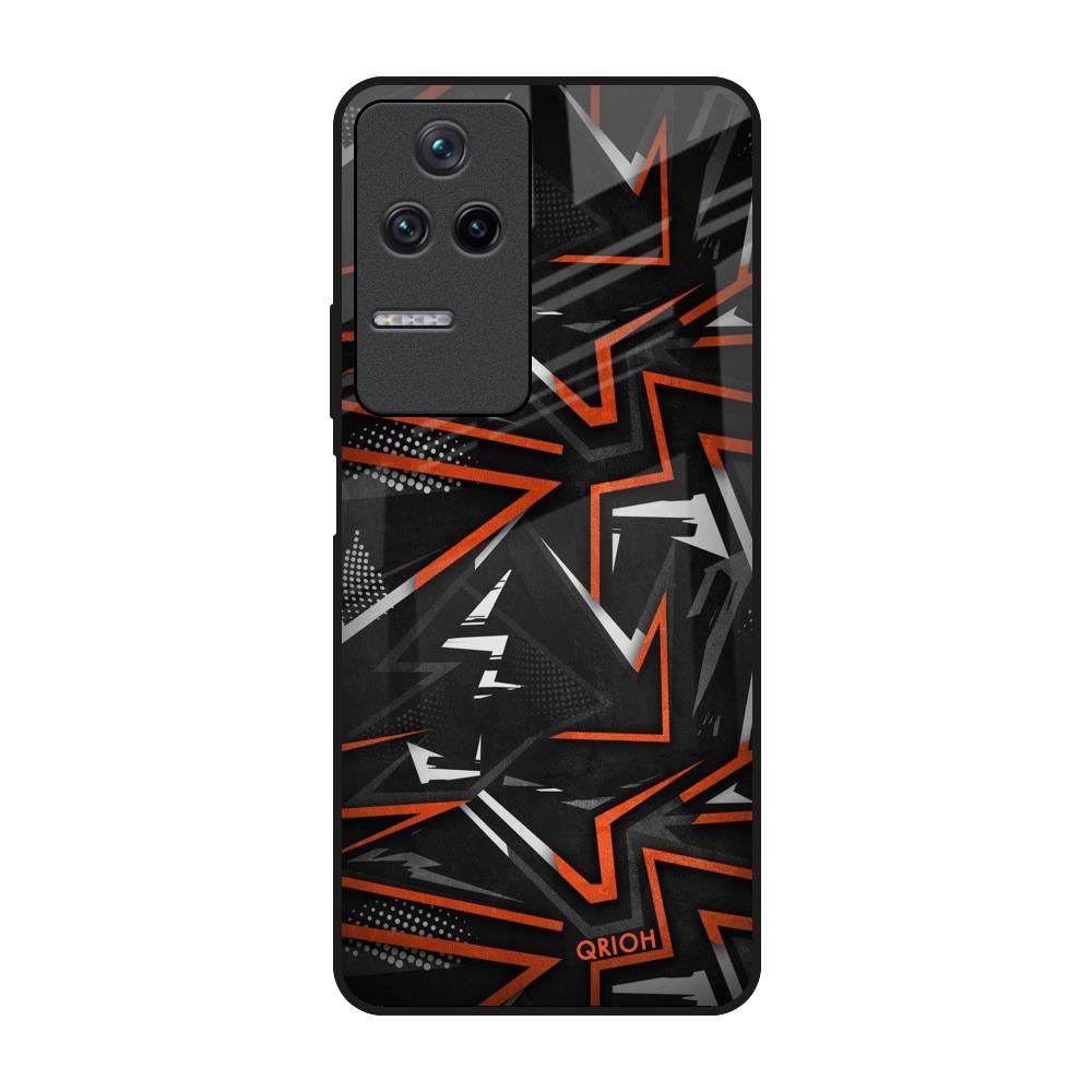 Vector Art Poco F4 5G Glass Back Cover Online