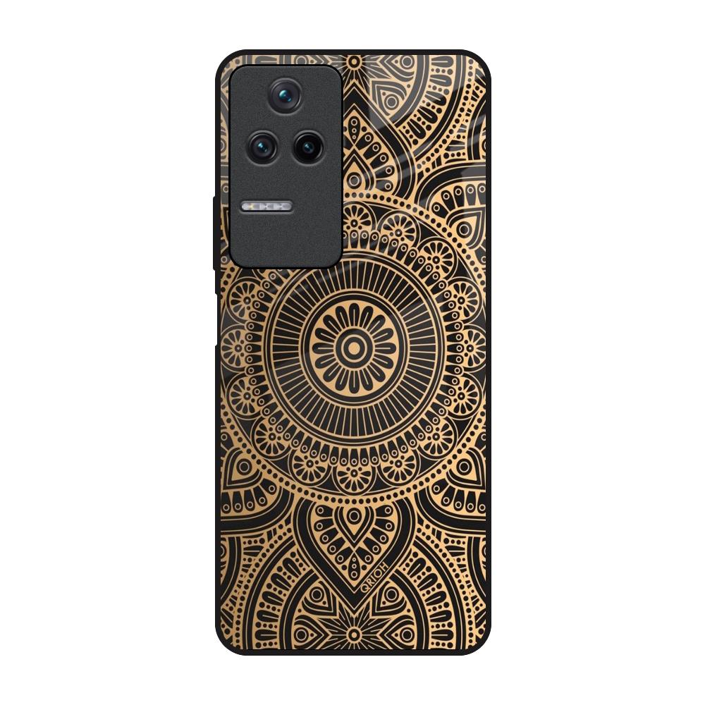 Luxury Mandala Poco F4 5G Glass Back Cover Online