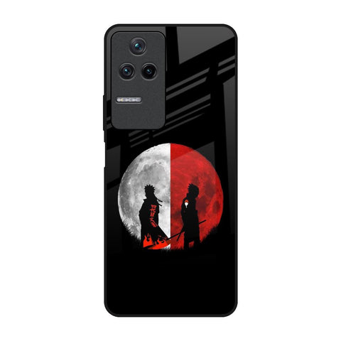 Anime Red Moon Poco F4 5G Glass Back Cover Online