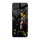 Dark Luffy Poco F4 5G Glass Back Cover Online