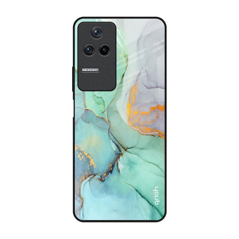 Green Marble Poco F4 5G Glass Back Cover Online