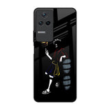 Luffy Line Art Poco F4 5G Glass Back Cover Online