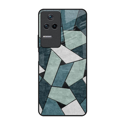 Abstact Tiles Poco F4 5G Glass Back Cover Online