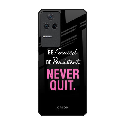 Be Focused Poco F4 5G Glass Back Cover Online
