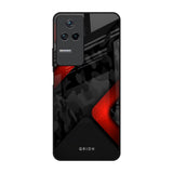 Modern Camo Abstract Poco F4 5G Glass Back Cover Online