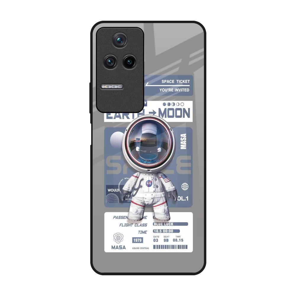Space Flight Pass Poco F4 5G Glass Back Cover Online