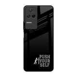 Push Your Self Poco F4 5G Glass Back Cover Online