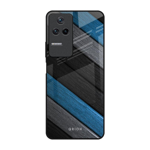 Multicolor Wooden Effect Poco F4 5G Glass Back Cover Online
