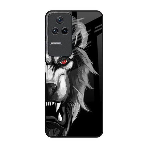 Wild Lion Poco F4 5G Glass Back Cover Online