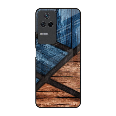 Wooden Tiles Poco F4 5G Glass Back Cover Online