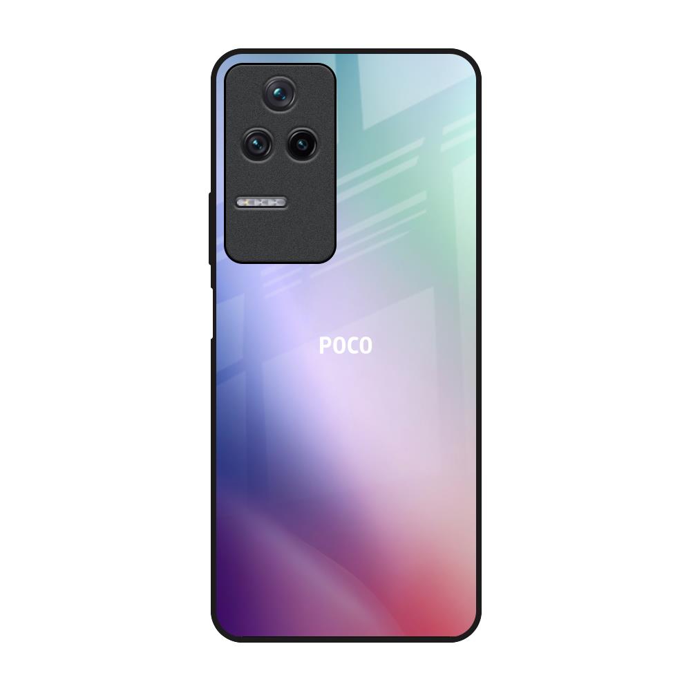 Abstract Holographic Poco F4 5G Glass Back Cover Online