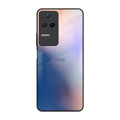Blue Mauve Gradient Poco F4 5G Glass Back Cover Online