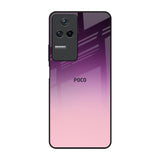Purple Gradient Poco F4 5G Glass Back Cover Online
