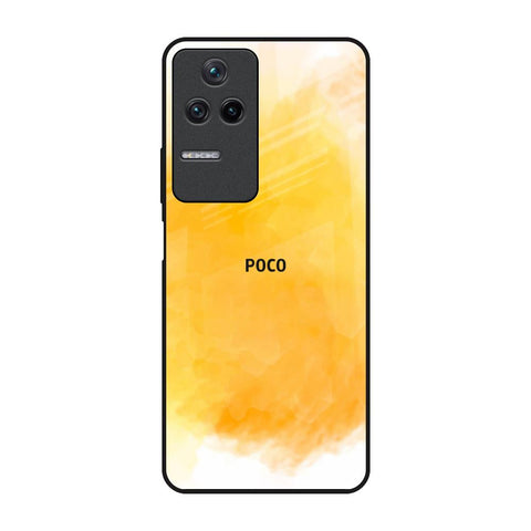 Rustic Orange Poco F4 5G Glass Back Cover Online