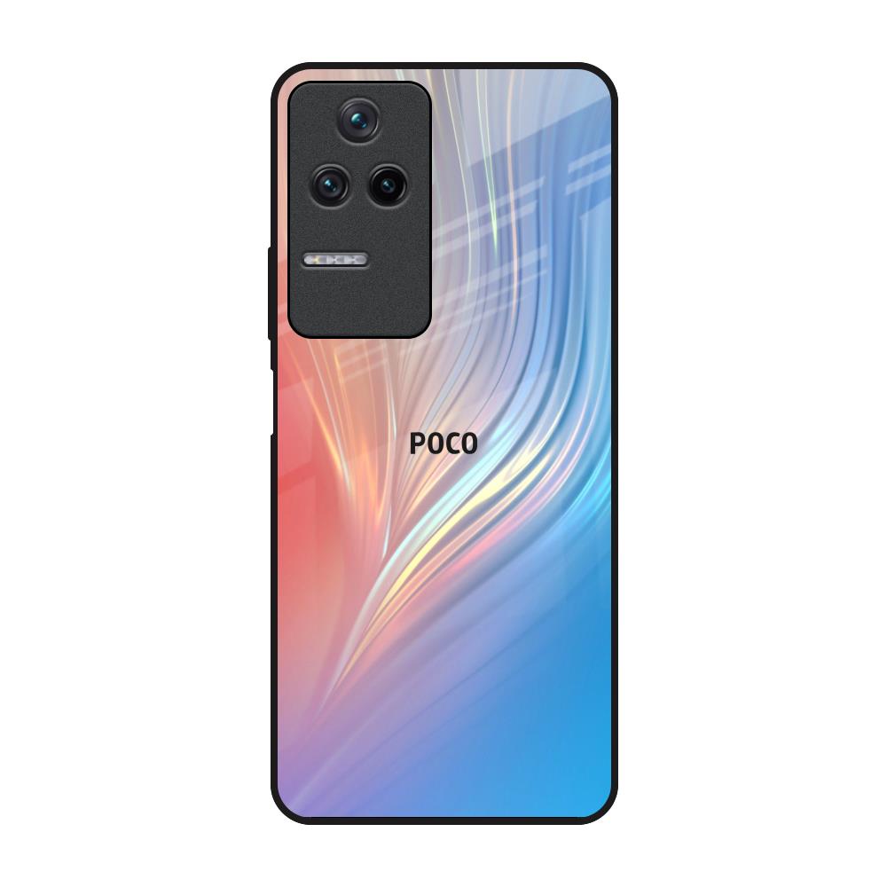 Mystic Aurora Poco F4 5G Glass Back Cover Online