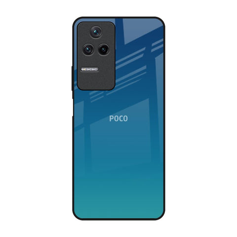 Celestial Blue Poco F4 5G Glass Back Cover Online