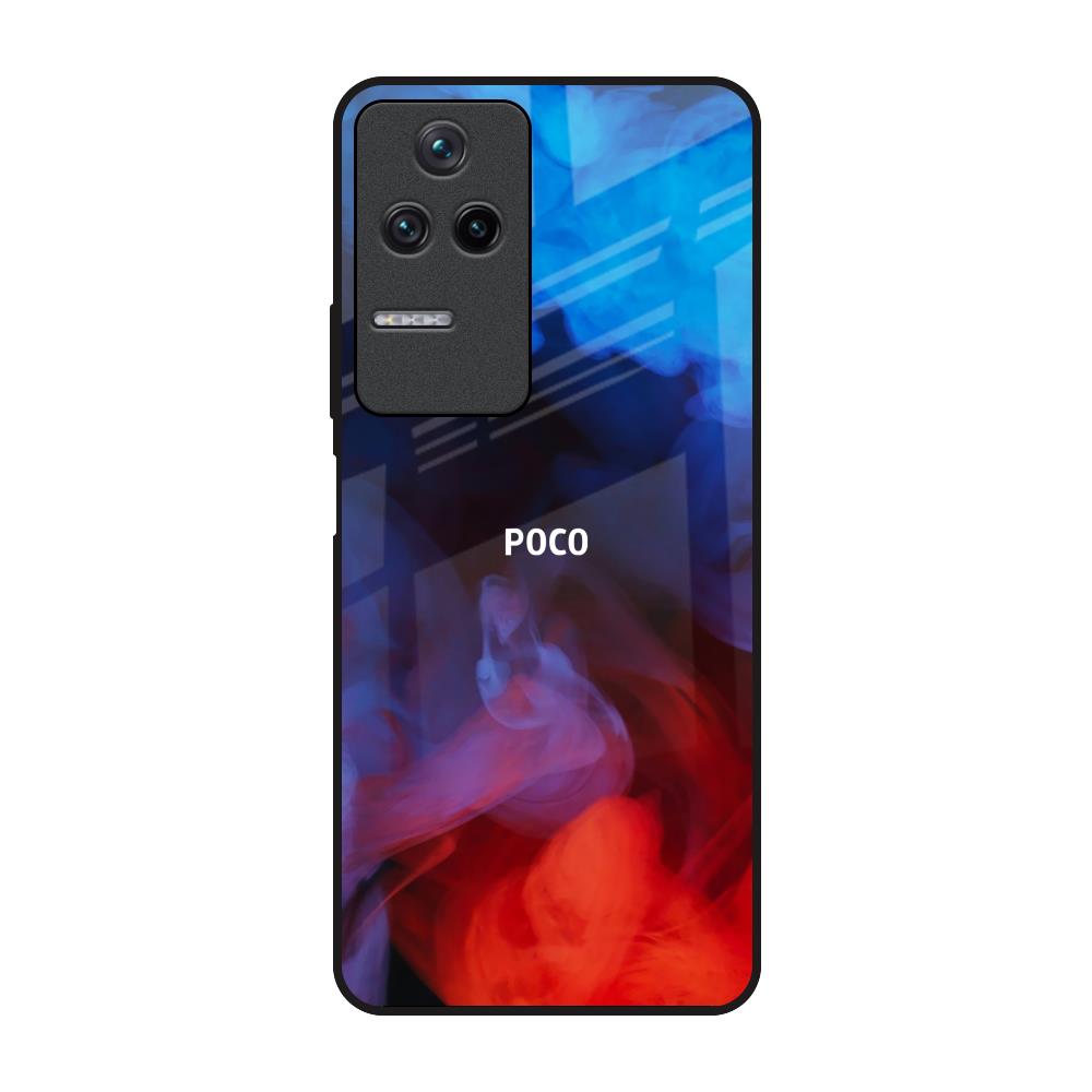 Dim Smoke Poco F4 5G Glass Back Cover Online
