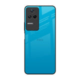 Blue Aqua Poco F4 5G Glass Back Cover Online
