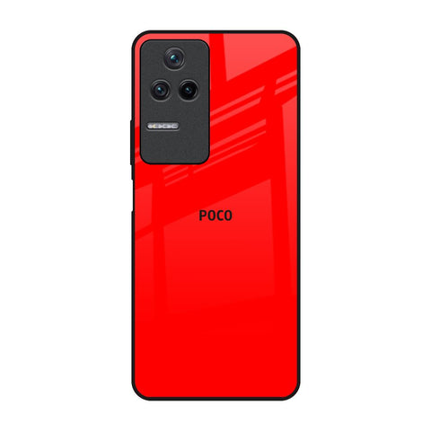 Blood Red Poco F4 5G Glass Back Cover Online