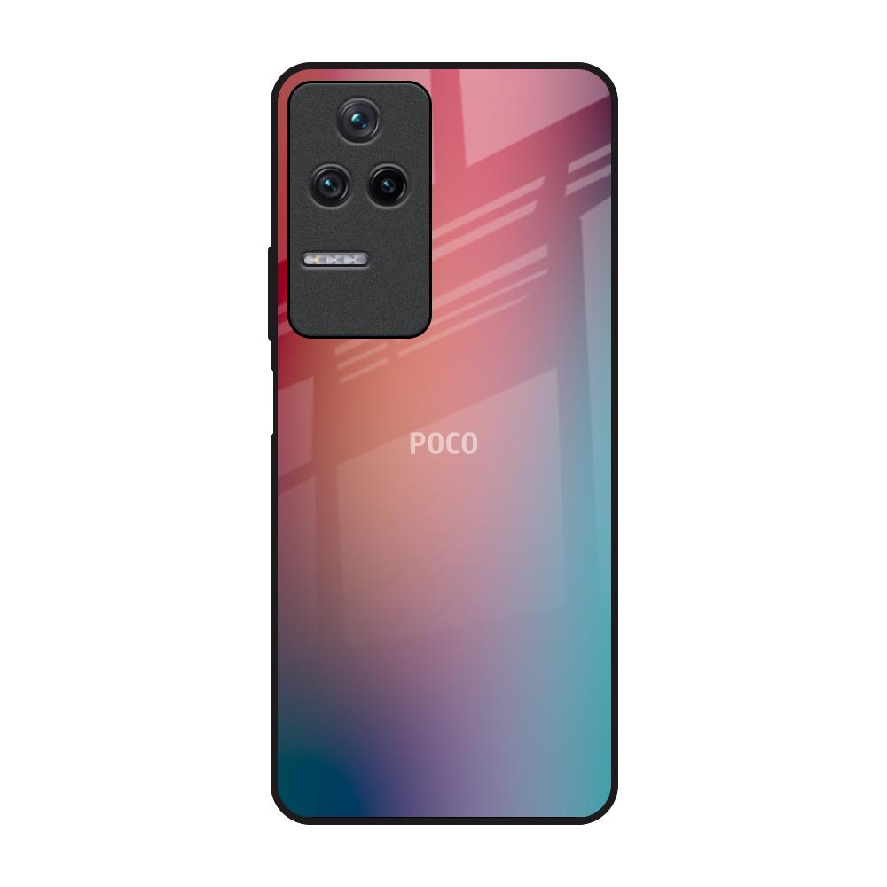 Dusty Multi Gradient Poco F4 5G Glass Back Cover Online