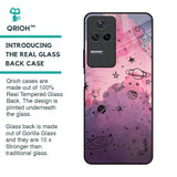 Space Doodles Glass Case for Poco F4 5G