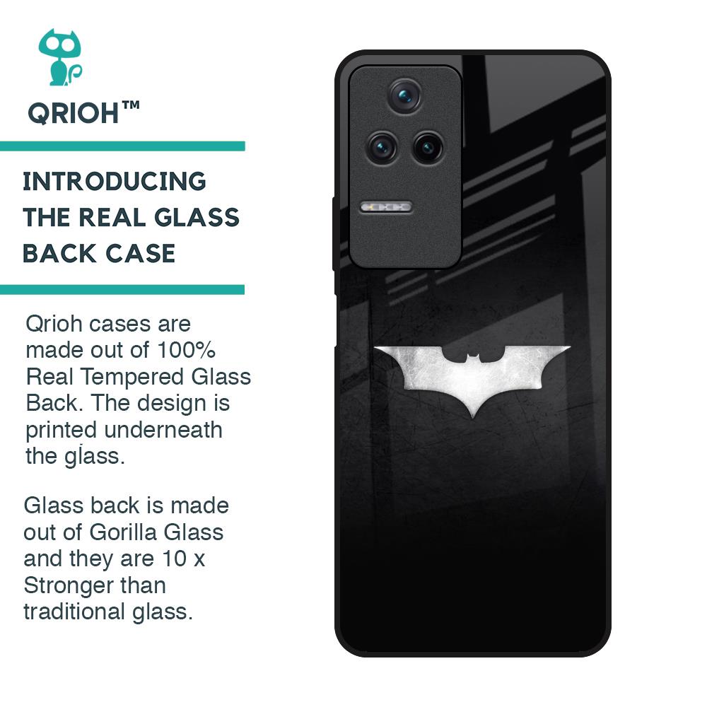 Super Hero Logo Glass Case for Poco F4 5G