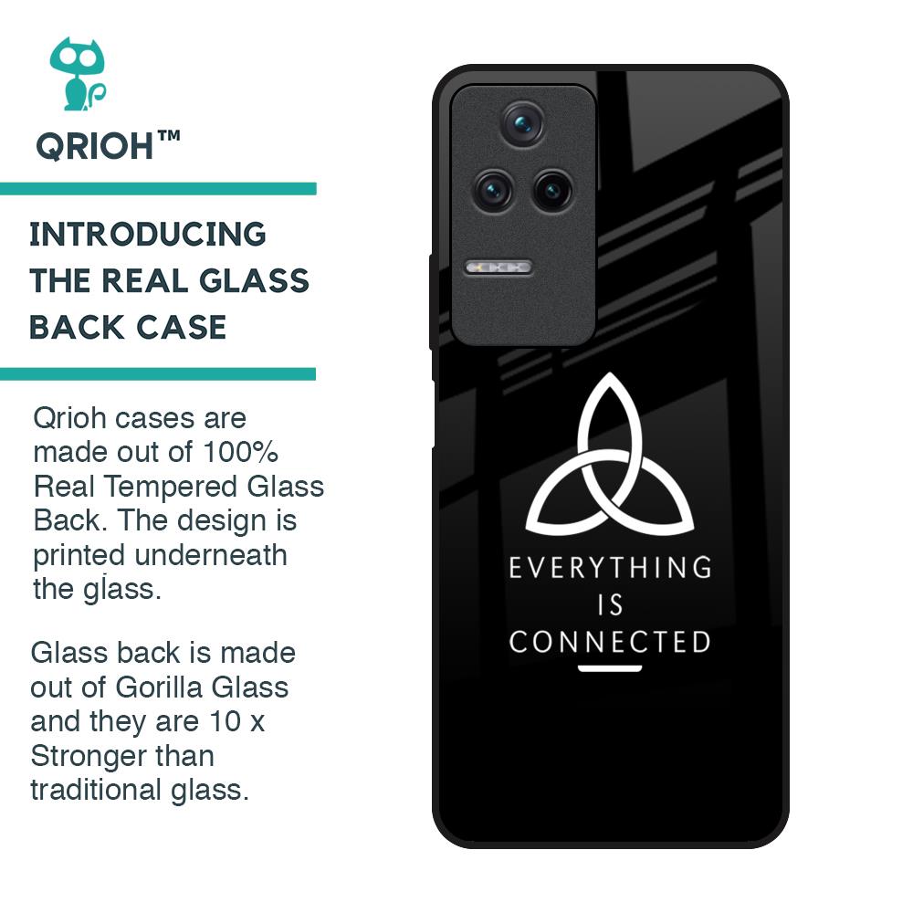 Everything Is Connected Glass Case for Poco F4 5G