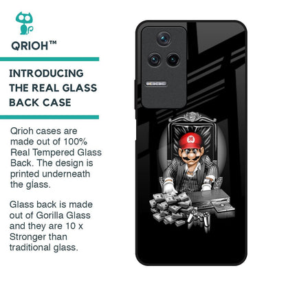 Dark Secret Glass Case for Poco F4 5G