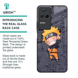 Orange Chubby Glass Case for Poco F4 5G