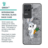 Cute Baby Bunny Glass Case for Poco F4 5G