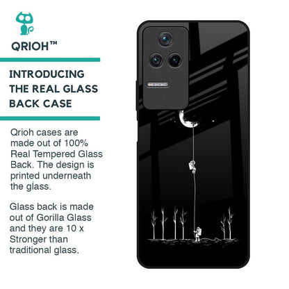 Catch the Moon Glass Case for Poco F4 5G