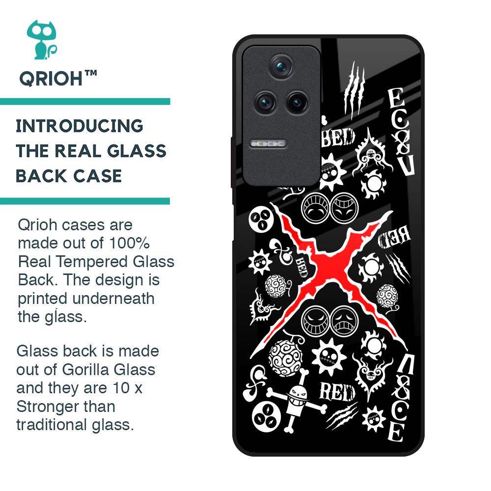 Red Zone Glass Case for Poco F4 5G