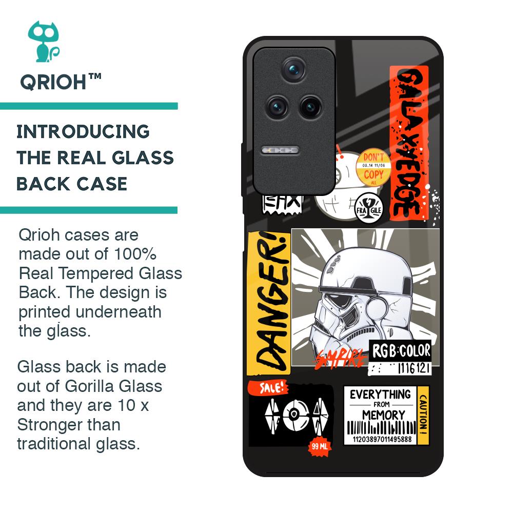 Galaxy Edge Glass Case for Poco F4 5G
