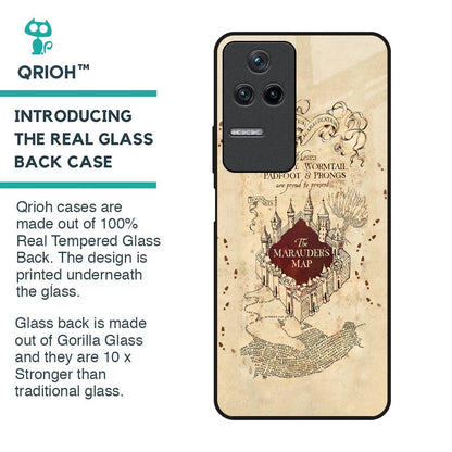 Magical Map Glass Case for Poco F4 5G