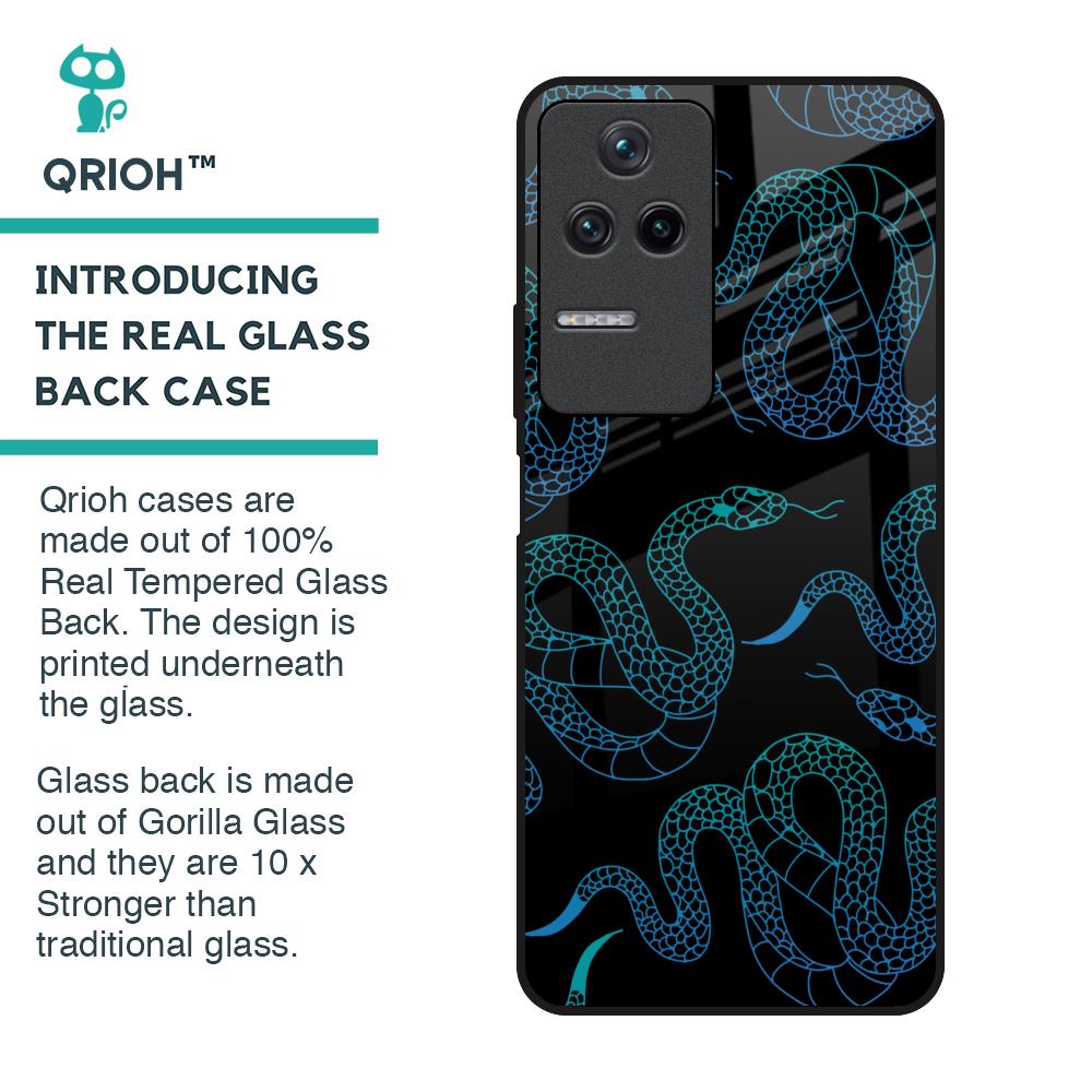 Serpentine Glass Case for Poco F4 5G