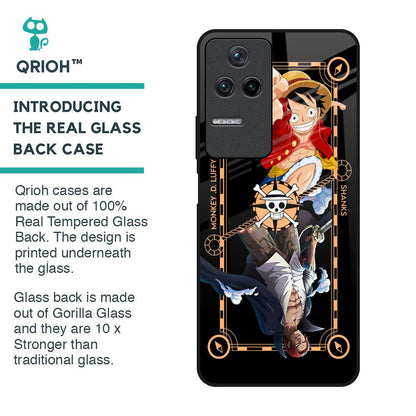 Shanks & Luffy Glass Case for Poco F4 5G