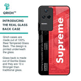 Supreme Ticket Glass Case for Poco F4 5G