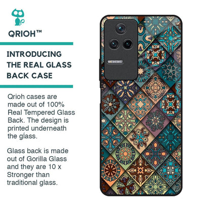 Retro Art Glass Case for Poco F4 5G