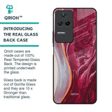 Crimson Ruby Glass Case for Poco F4 5G