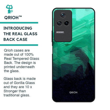 Scarlet Amber Glass Case for Poco F4 5G